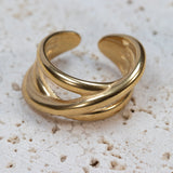 Anillo Hexa elegante fiestas