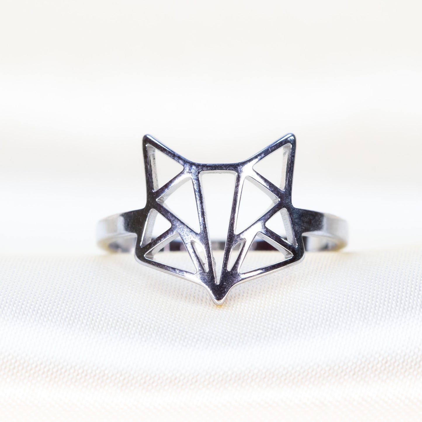 Anillo Axys, Origami  zorro patrón geométrico