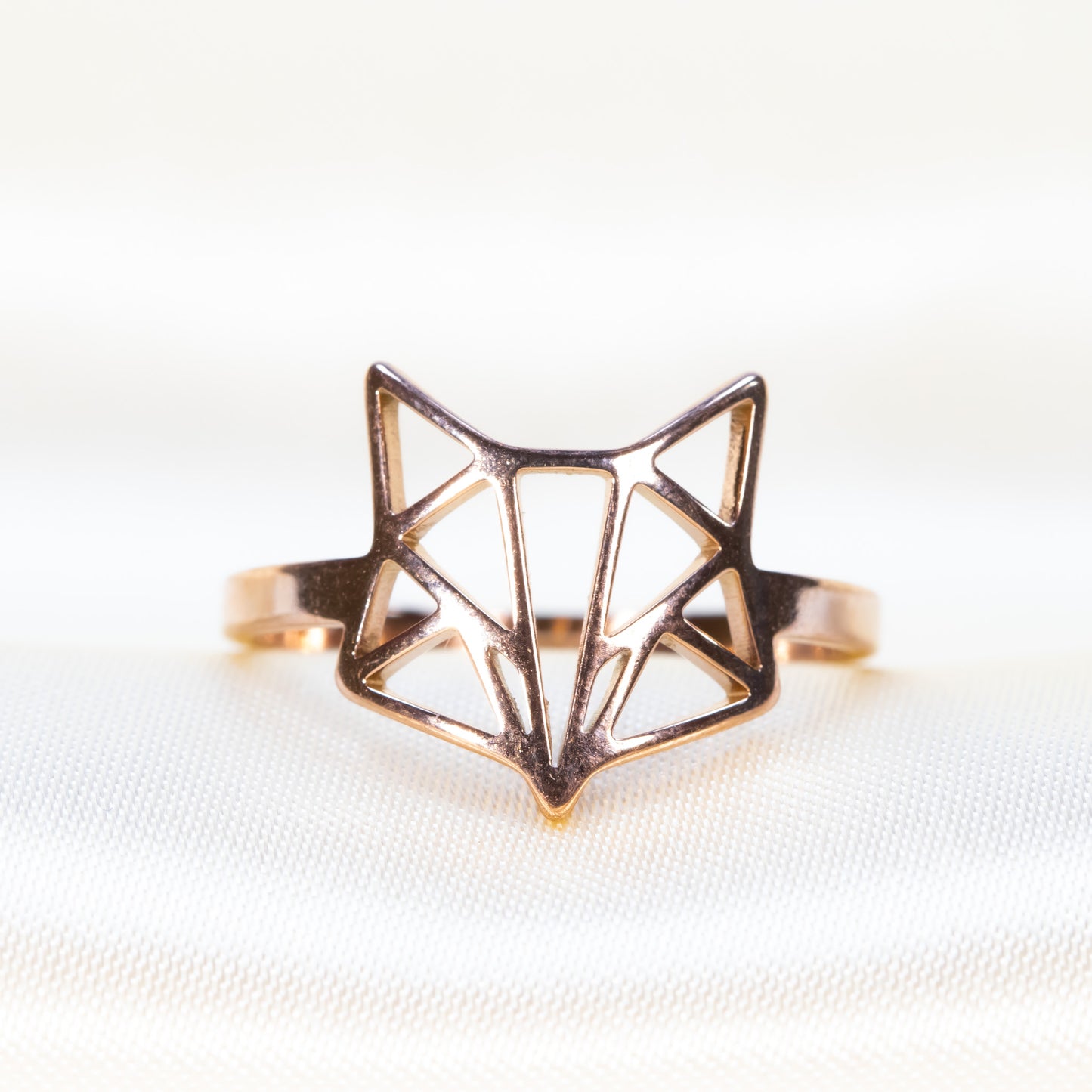 Anillo Axys, Origami  zorro patrón geométrico