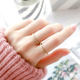 Anillo Brillo Eterno contemporáneo