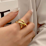 Anillo Hexa elegante fiestas