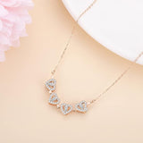 Lyna Hearts Magnetic Clover Pendant 925 Silver