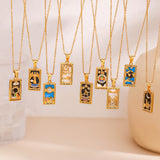 Tarot Card Pendant, Celestial Amulet