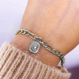 Pulsera Nevis, Inicial para pareja Atemporal
