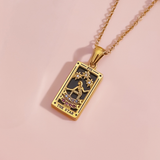 Tarot Card Pendant, Celestial Amulet